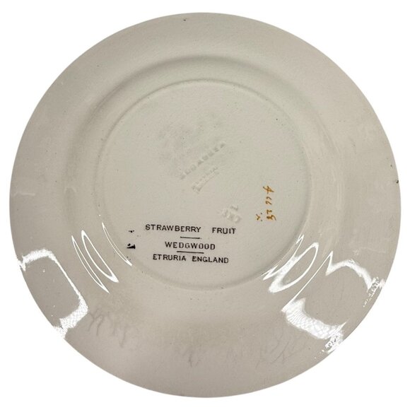 4 Wedgwood Strawberry Fruit Dessert Plates Etruria England 7.25” Dish Vintage - Picture 3 of 10